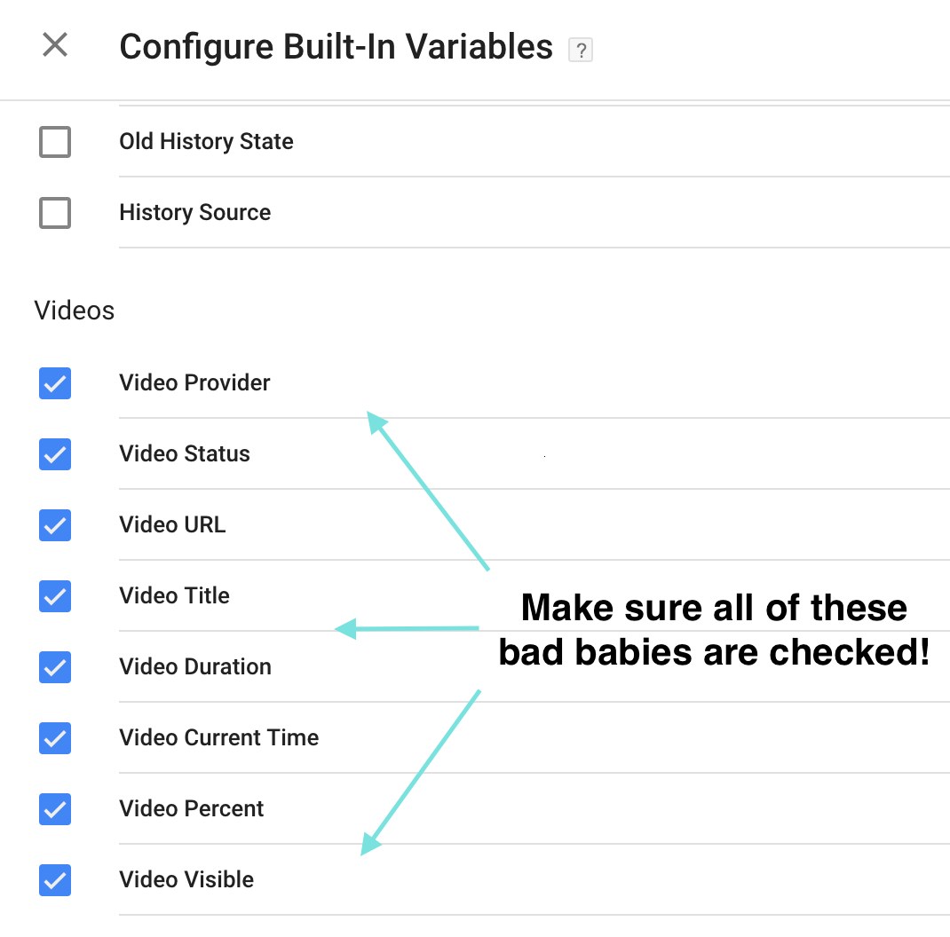 GTM Video Tracking